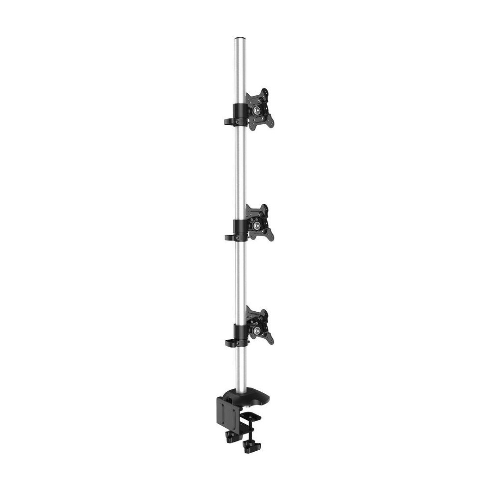 Triple Monitor Desk Mount 3X1 w/ Quick Release & 2-in-1 Base - BL-DM144