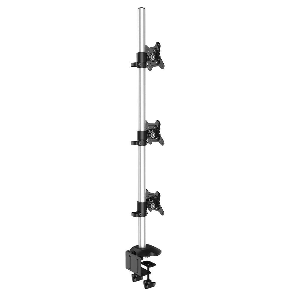 Triple Monitor Desk Mount 3X1 w/ Quick Release & 2-in-1 Base - BL-DM144