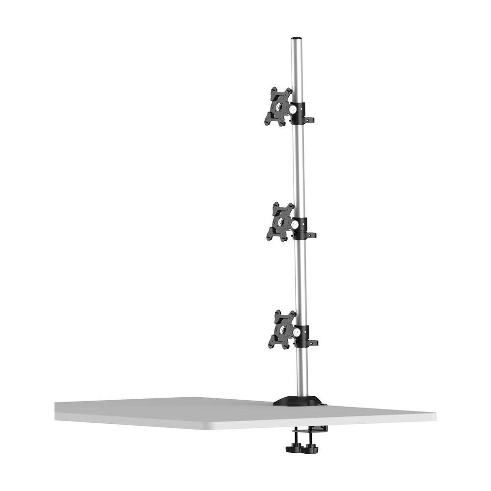 Triple Monitor Desk Mount 3X1 w/ Quick Release & 2-in-1 Base - BL-DM144