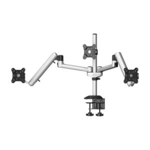 Triple Monitor Desk Mount Low Profile & Quick Release