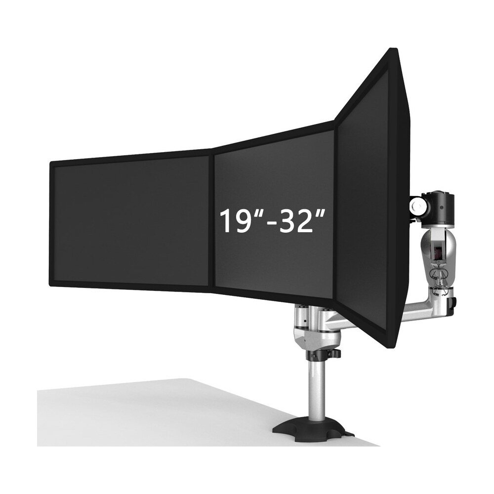 Triple Monitor Desk Mount Low Profile & Quick Release - BL-DM243