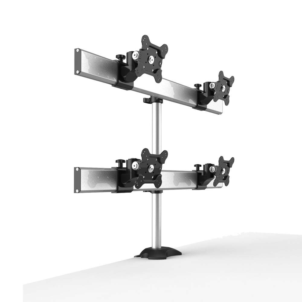 Quad Monitor Stand 2X2 Low Profile w/ Quick Release - BL-DM150