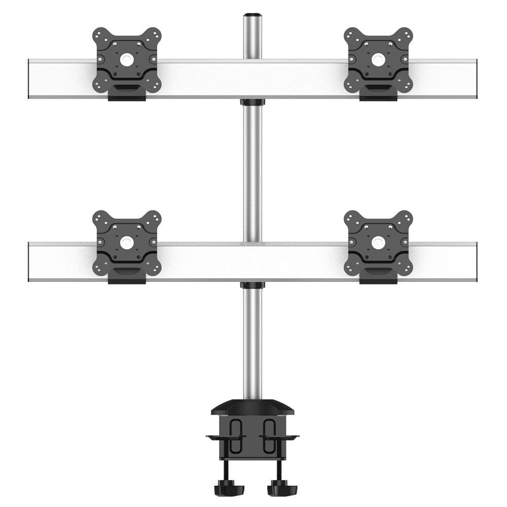 Quad Monitor Stand 2X2 Low Profile w/ Quick Release - BL-DM150