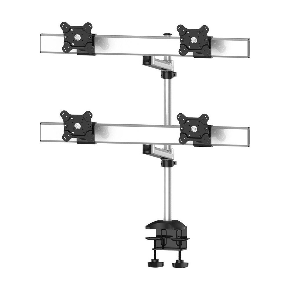 Quad Monitor Stand 2X2 w/ Quick Release Single Arms - BL-DM151