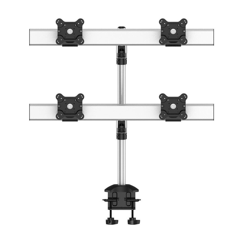 Quad Monitor Stand 2X2 w/ Quick Release Single Arms - BL-DM151