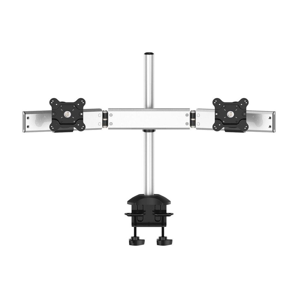 Dual Monitor Stand Oval or Straight Low Profile w/ Quick Release - BL-DM153