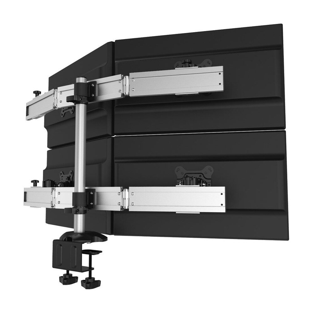 Quad Monitor Stand 2X2 w/ Quick Release & Low Profile - BL-DM158