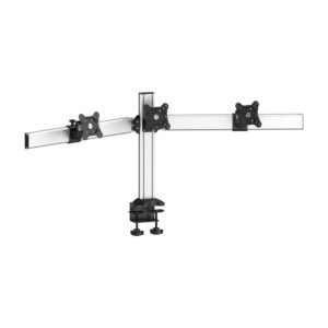 Triple Monitor Stand Oval or Straight w/ 2-in-1 Base & Quick Release