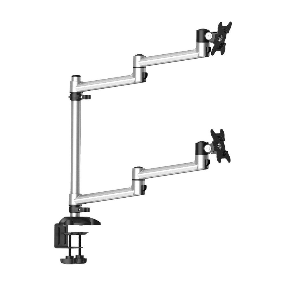 Dual Monitor Stand Up and Down w/ Quick Release & Dual Arms - BL-DM132