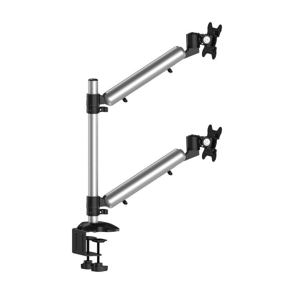 Dual Monitor Stand Top-Down w/ Quick Release & Spring Arms - BL-DM134