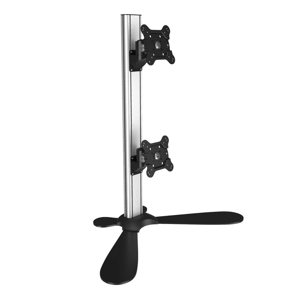 Dual Monitor Stand Stacking 2X1 w/ Quick Release & Vertical Lift - BL-PF119