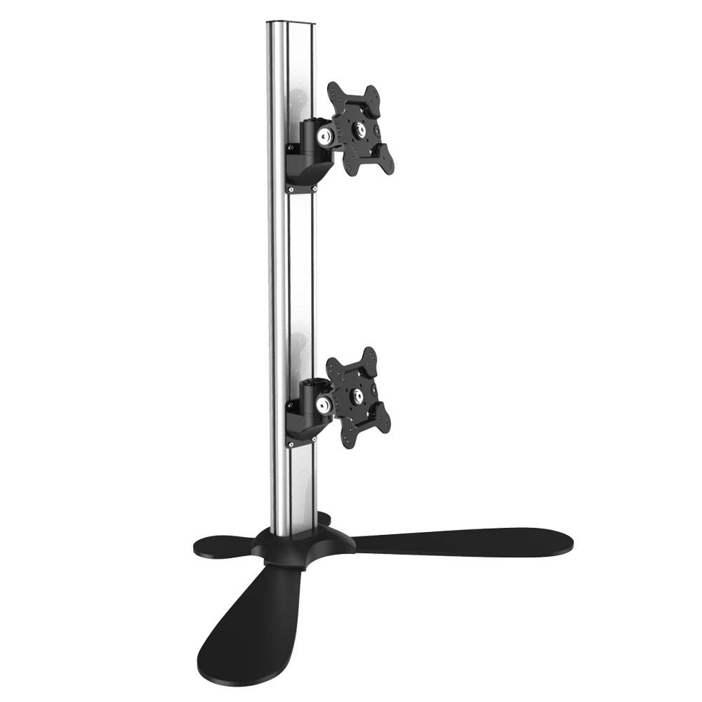 Dual Monitor Stand Stacking 2X1 w/ Quick Release & Vertical Lift - BL-PF119