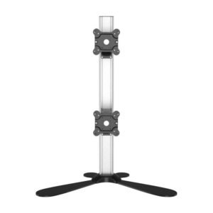 Dual Monitor Stand Stacking 2X1 w/ Quick Release & Vertical Lift