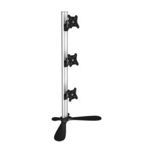 Triple Monitor Stand Stacking 3X1 w/ Quick Release & Vertical Lift