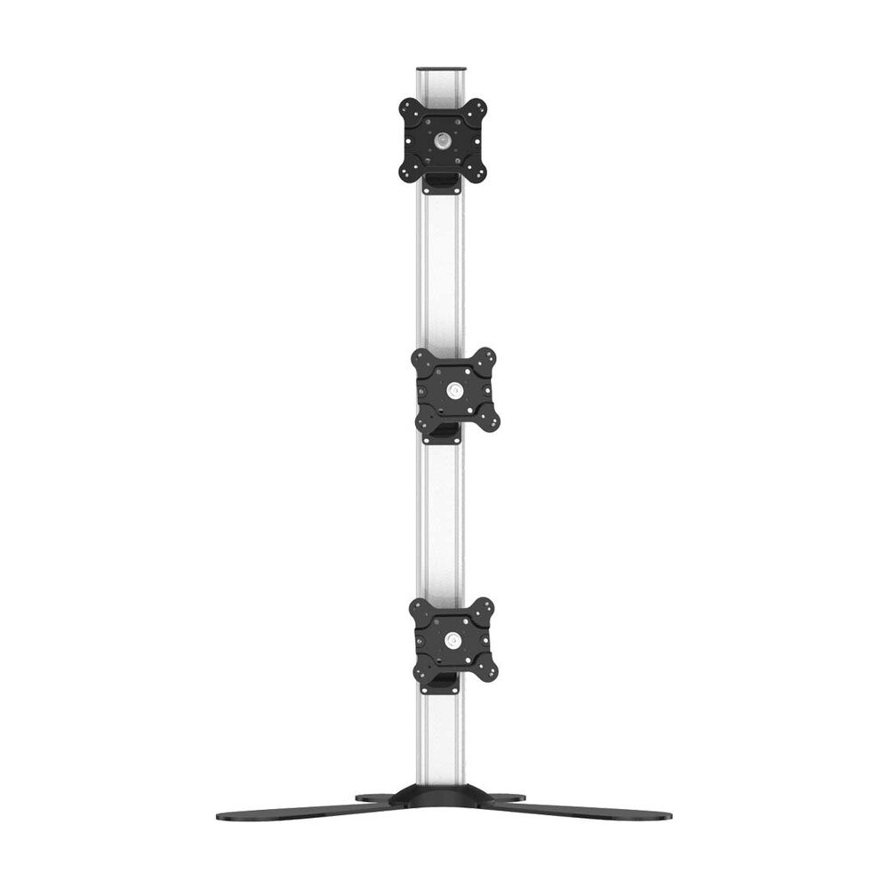 Triple Monitor Stand Stacking 3X1 w/ Quick Release & Vertical Lift - BL-PF120