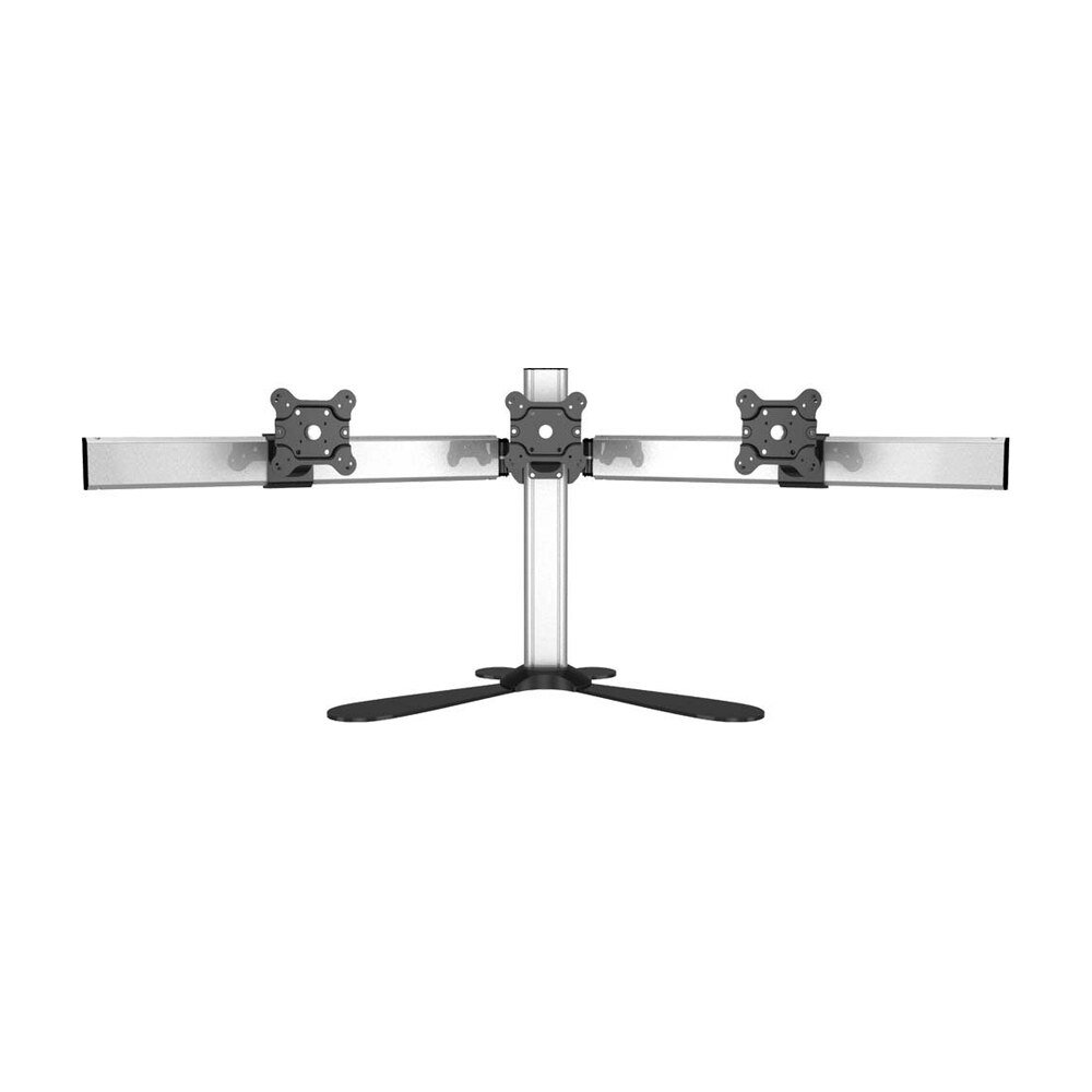 Triple Monitor Stand Side by Side Oval or Straight w/ Quick Release - BL-PF123