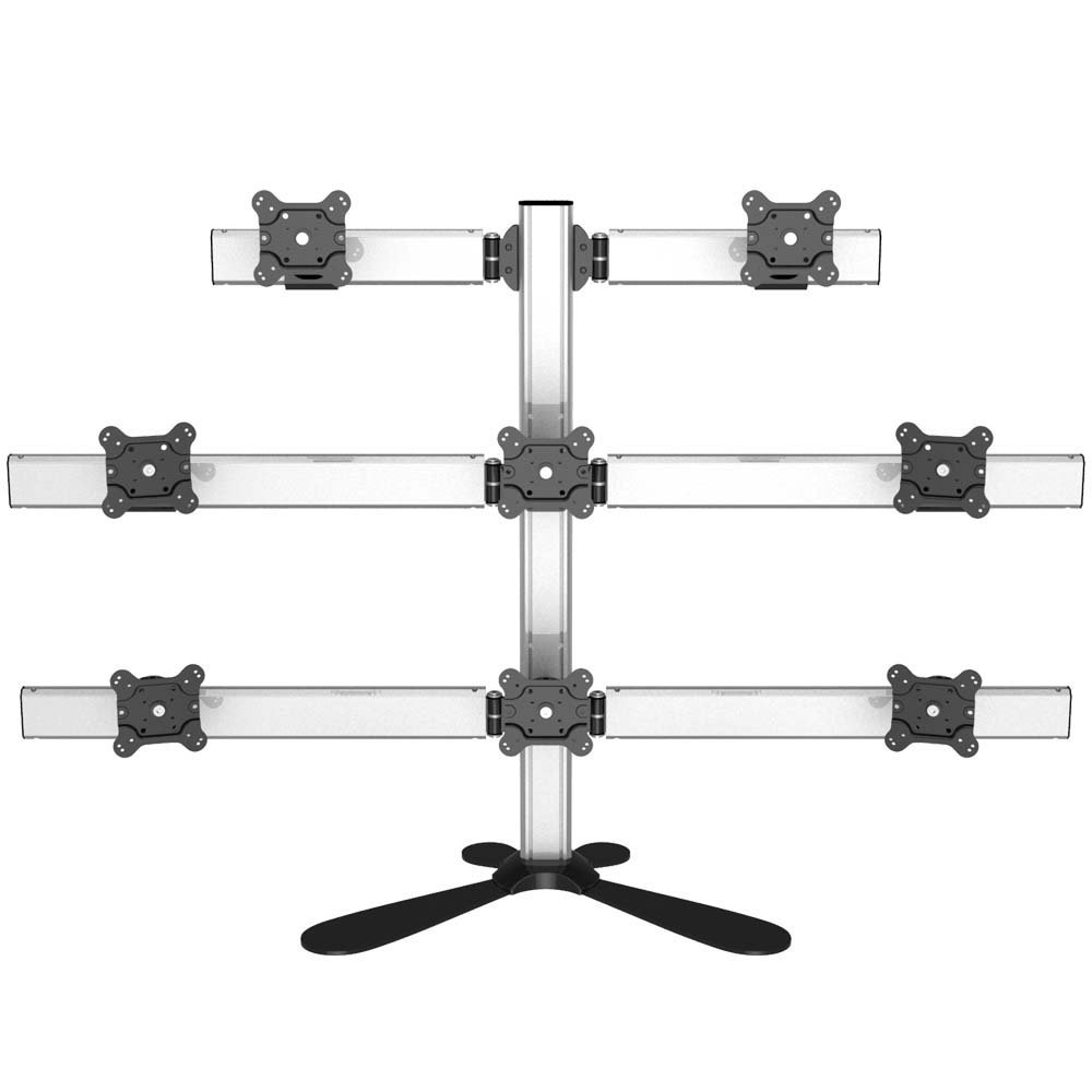 8 Monitor Stand Quick Release w/ Pyramid or Inverted Pyramid Setup - BL-PF343