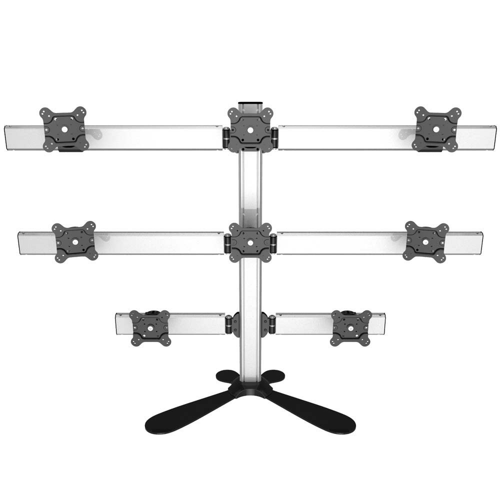 8 Monitor Stand Quick Release w/ Pyramid or Inverted Pyramid Setup - BL-PF343