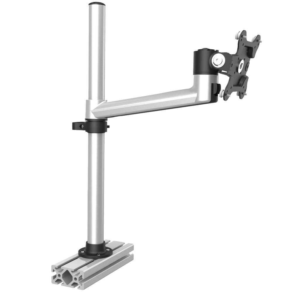 Aluminum Extrusion VESA Mount Quick Release w/ Single Arm - BL-PT304