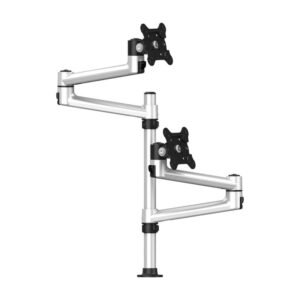 Dual Track Rail Mount Up and Down w/ Quick Release Dual Arm