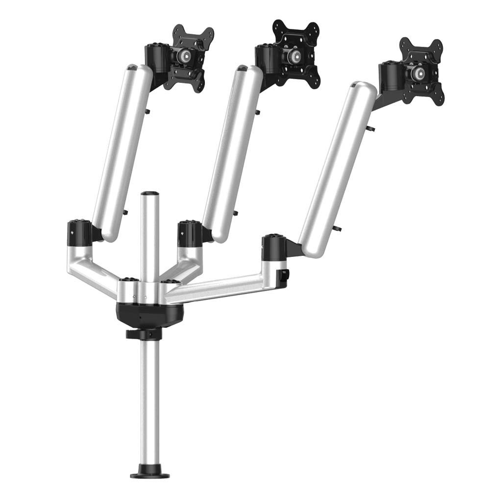 Triple Track Rail Mount w/ Independent Full Motion & Quick Release - BL-PT314