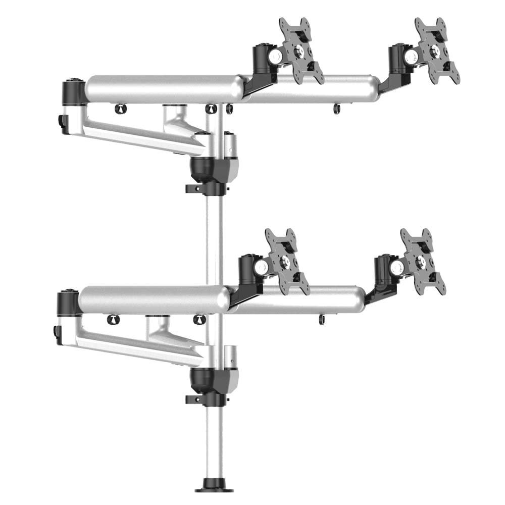 Quad Track Rail Mount w/ Independent Full Motion & Quick Release - BL-PT316