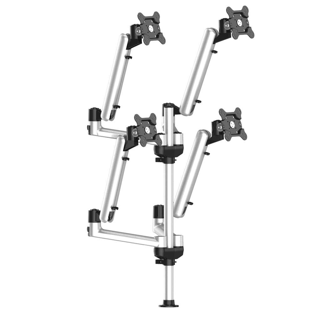 Quad Track Rail Mount w/ Independent Full Motion & Quick Release - BL-PT316
