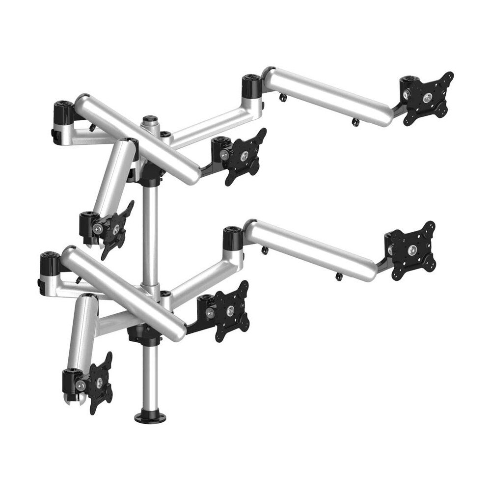 6 Track Rail Mount 2X3 w/ Independent Full Motion & Quick Release - BL-PT321