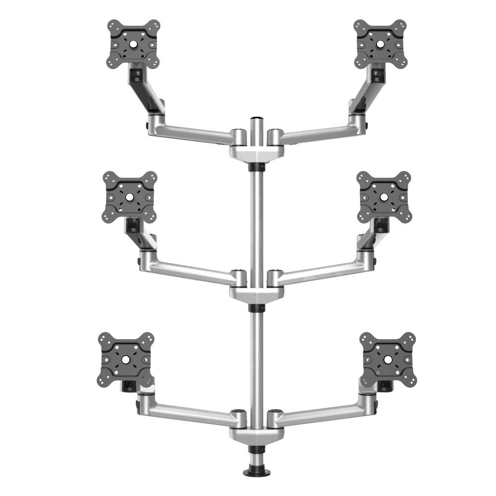 6 Track Rail Mount 3X2 w/ Quick Release Dual Arms - BL-PT319