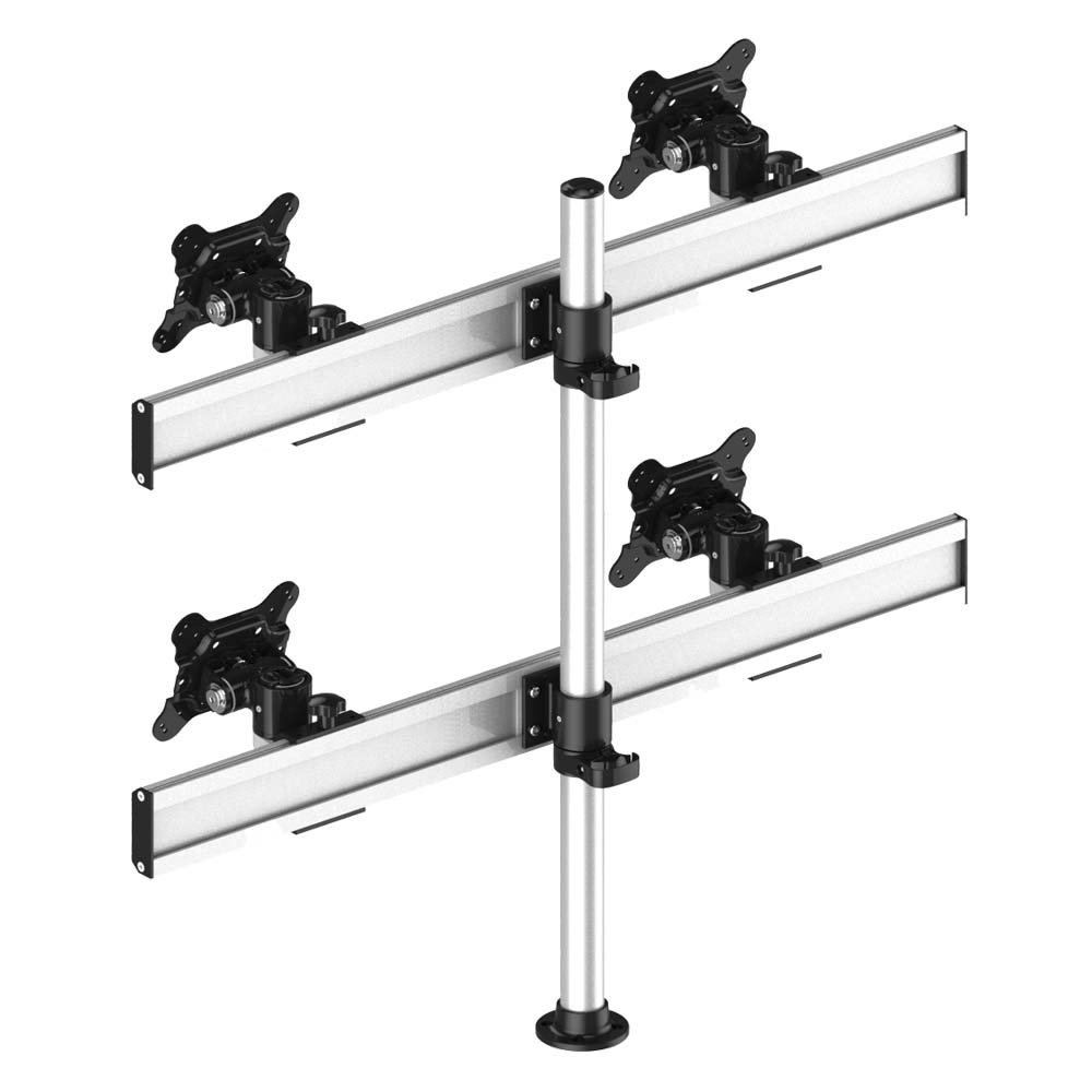 Quad Track Rail Mount 2X2 Low Profile w/ Quick Release - BL-PT327