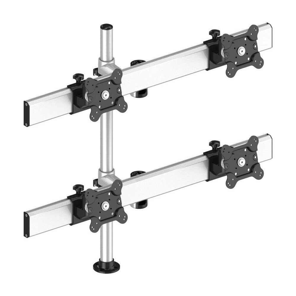 Quad Track Rail Mount 2X2 Low Profile w/ Single Extension Arms - BL-PT328