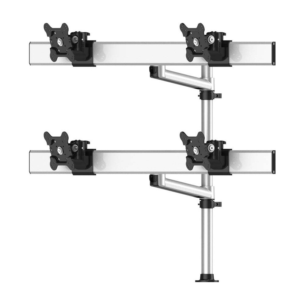 Quad Track Rail Mount 2X2 Low Profile w/ Single Extension Arms - BL-PT328