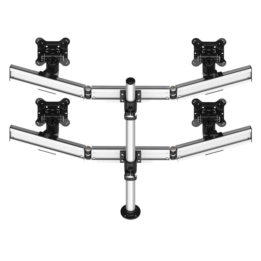 Quad Track Rail Mount 2X2 Straight or Oval Low Profile Quick Release - BL-PT335