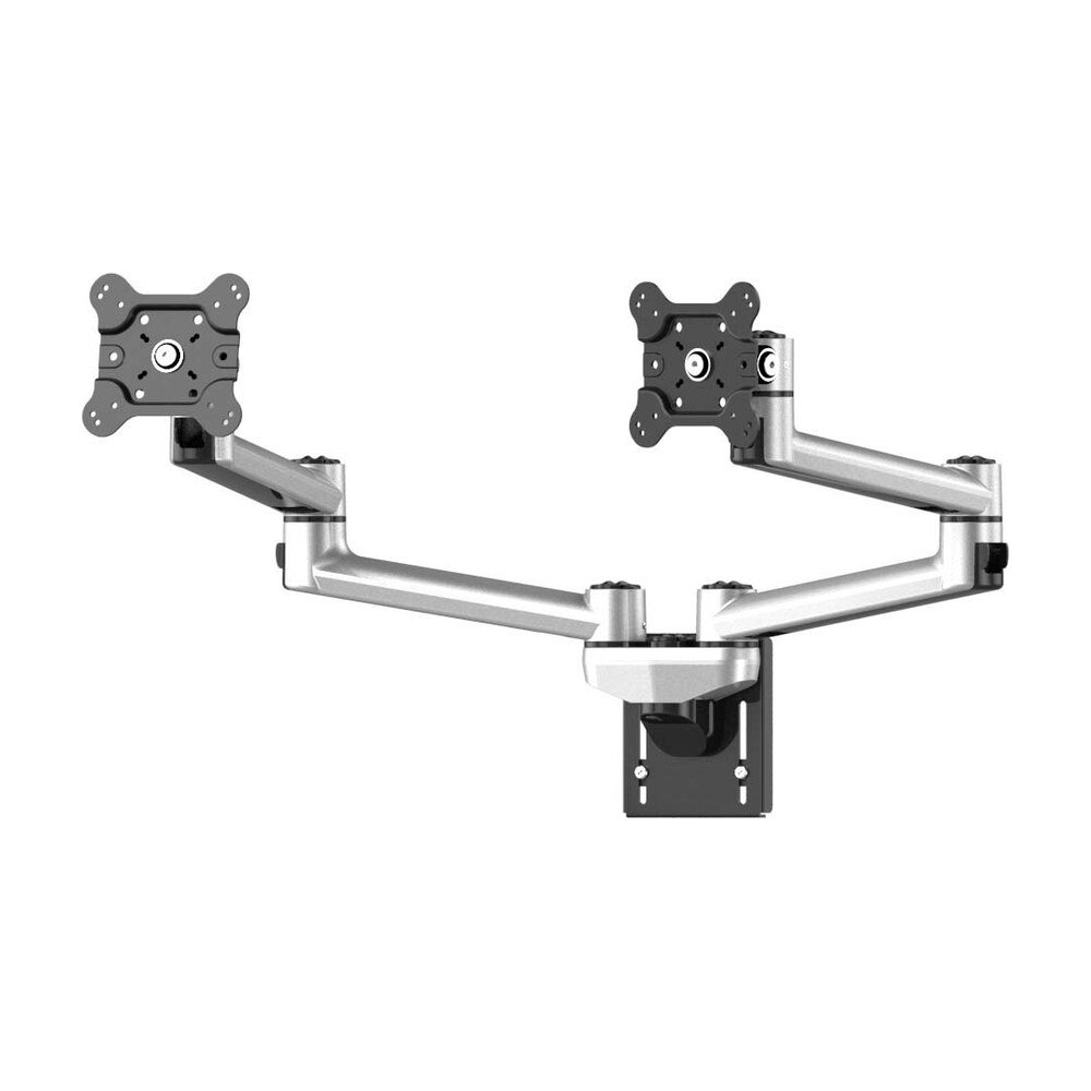 Dual VESA Mount for Slatwall w/ Quick Release Dual Arm - BL-S283