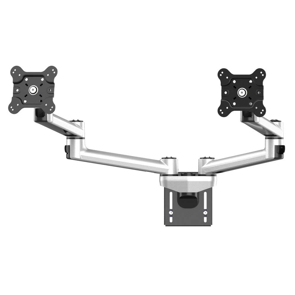Dual VESA Mount for Slatwall w/ Quick Release Dual Arm - BL-S283