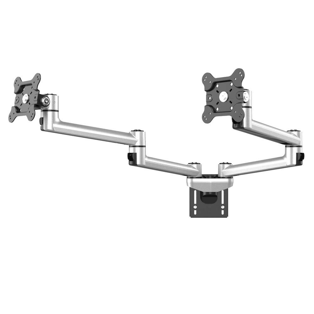 Dual VESA Mount for Slatwall w/ Quick Release Dual Arm - BL-S283