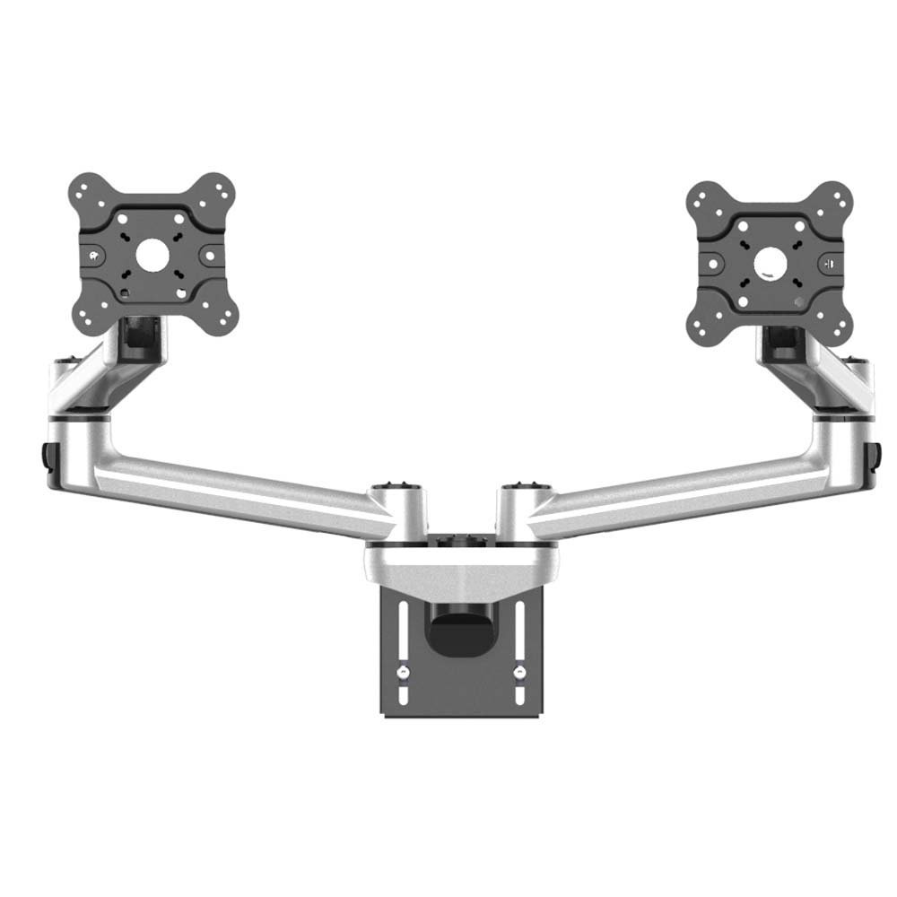 Dual VESA Mount for Slatwall w/ Quick Release Dual Arm - BL-S283