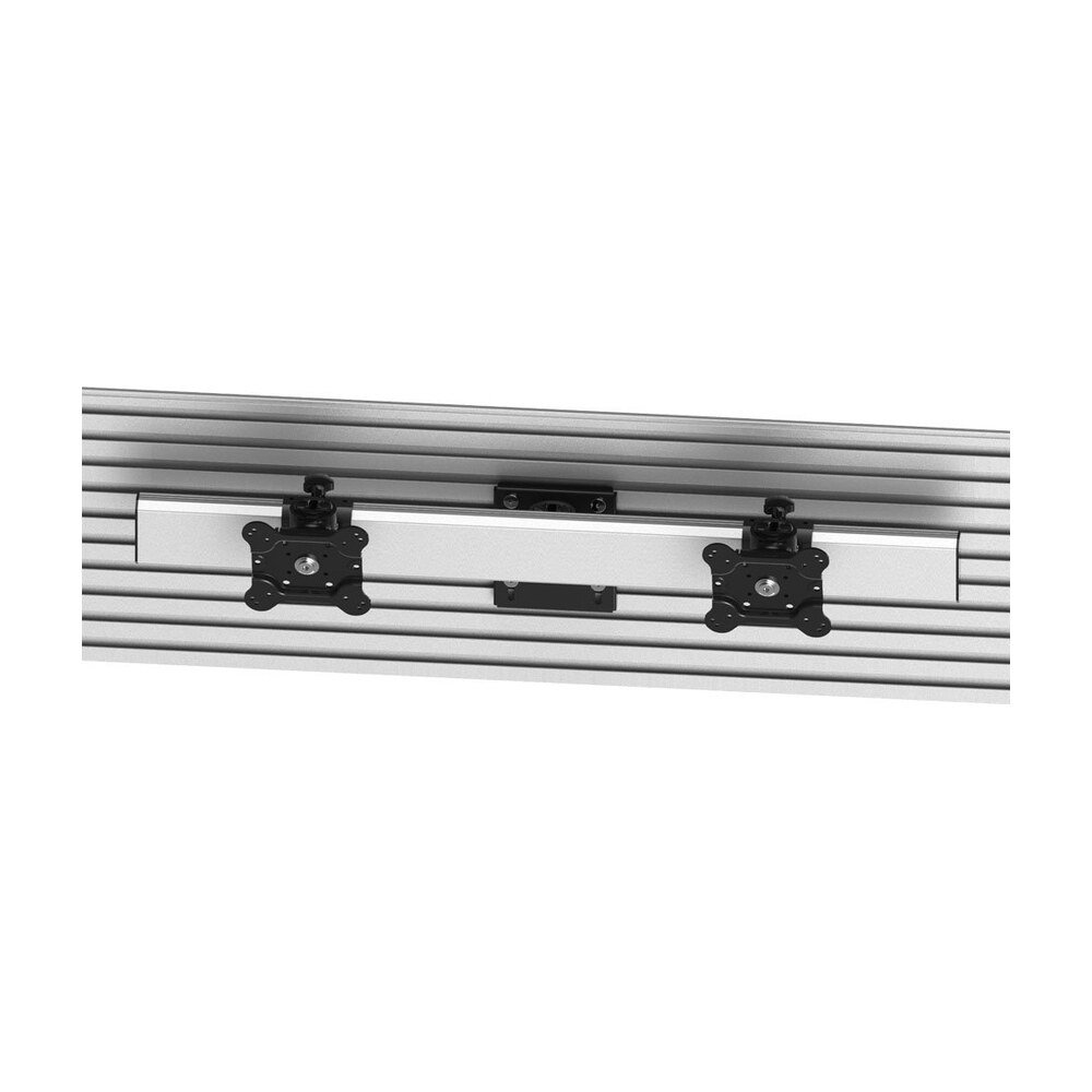 Dual VESA Mount for Slatwall Side by Side Low Profile Quick Release - BL-S290