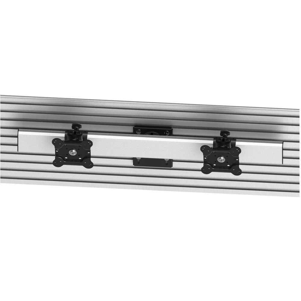 Dual VESA Mount for Slatwall Side by Side Low Profile Quick Release - BL-S290