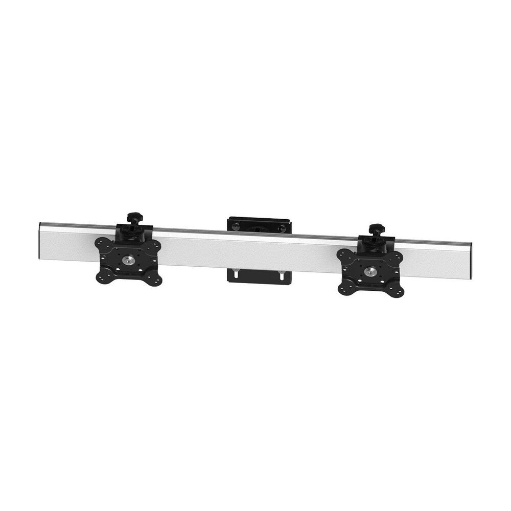 Dual VESA Mount for Slatwall Side by Side Low Profile Quick Release - BL-S290
