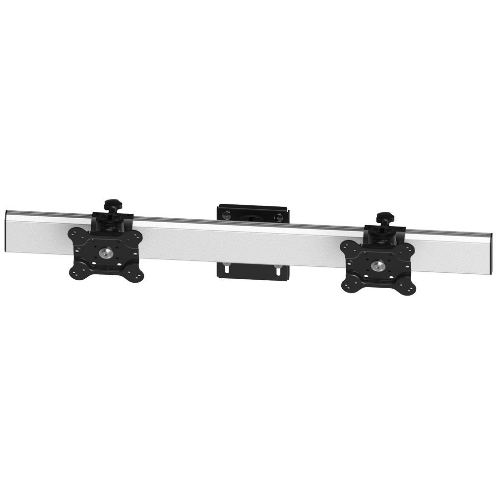 Dual VESA Mount for Slatwall Side by Side Low Profile Quick Release - BL-S290