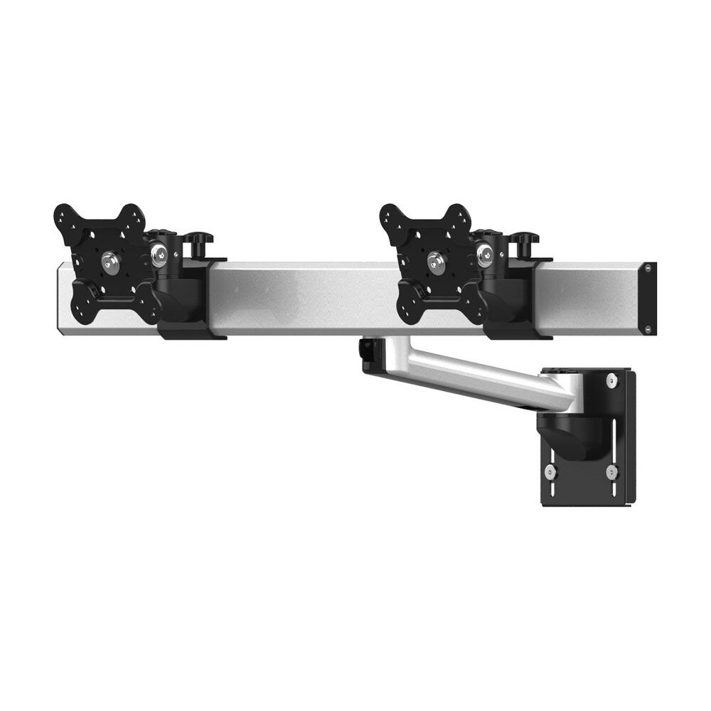 Dual VESA Mount for Slatwall Side by Side Quick Release w/ Extension - BL-S291