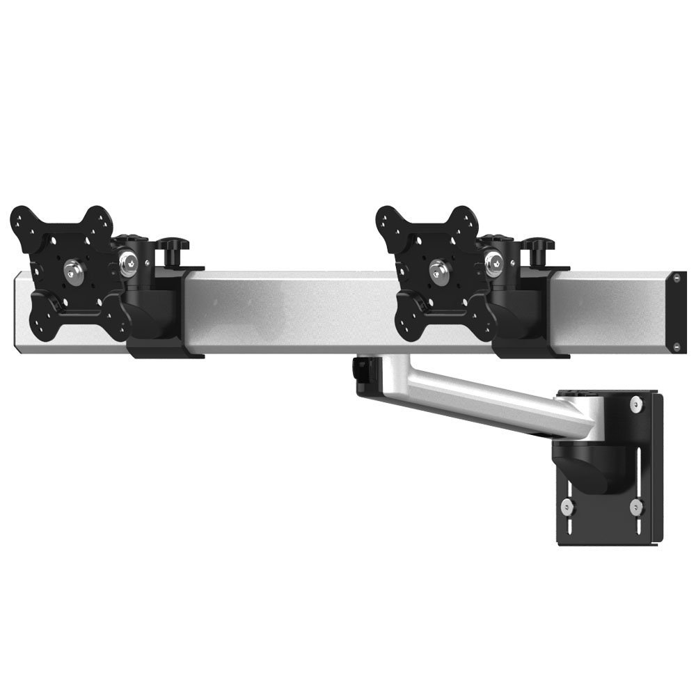 Dual VESA Mount for Slatwall Side by Side Quick Release w/ Extension - BL-S291
