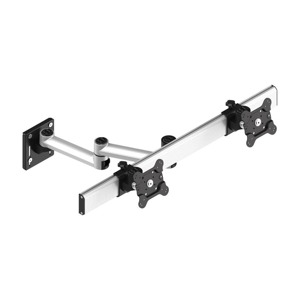 Dual VESA Mount for Slatwall Side by Side Quick Release w/ Dual Arm - BL-S292