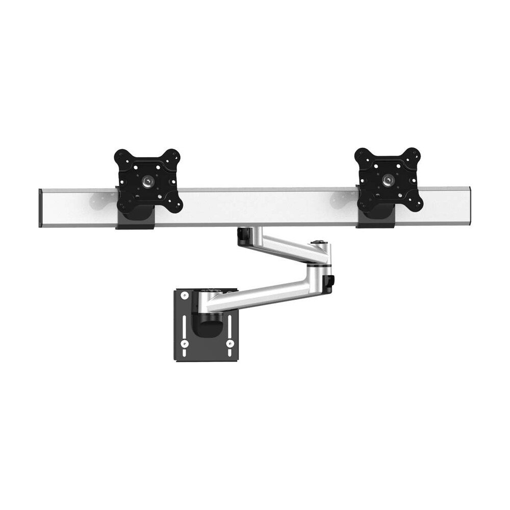 Dual VESA Mount for Slatwall Side by Side Quick Release w/ Dual Arm - BL-S292