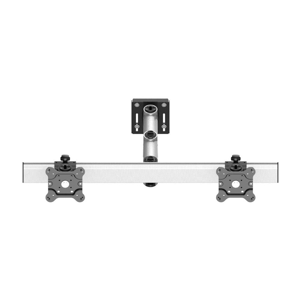Dual VESA Mount for Slatwall Side by Side Quick Release w/ Dual Arm - BL-S292