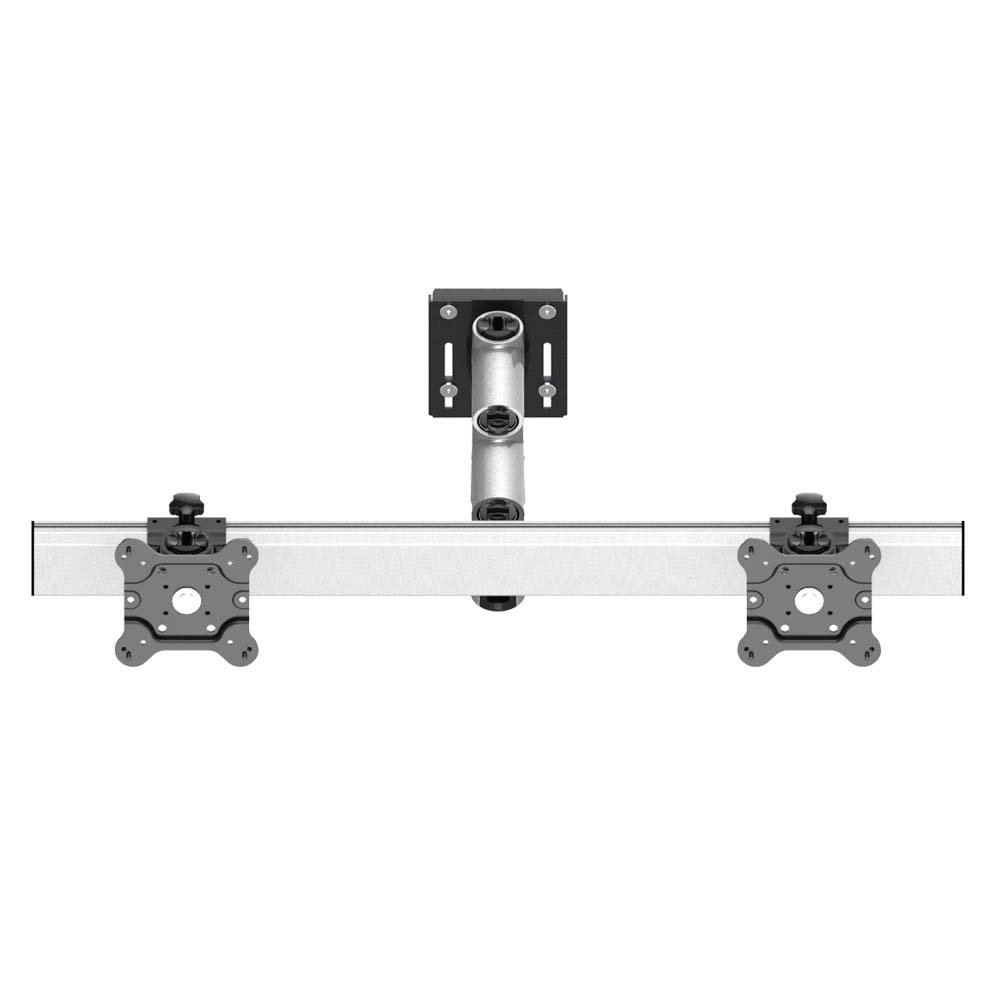 Dual VESA Mount for Slatwall Side by Side Quick Release w/ Dual Arm - BL-S292