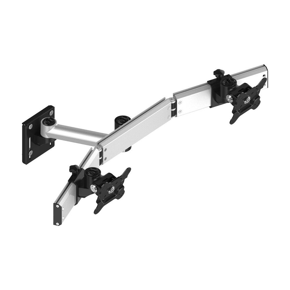 Dual VESA Mount for Slatwall Quick Release w/ Single Arm - BL-S296