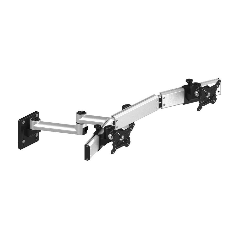 Dual VESA Mount for Slatwall Quick Release w/ Dual Arm - BL-S297