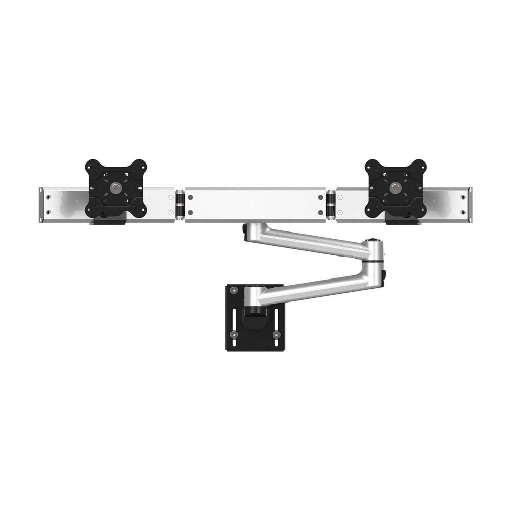 Dual VESA Mount for Slatwall Quick Release w/ Dual Arm - BL-S297